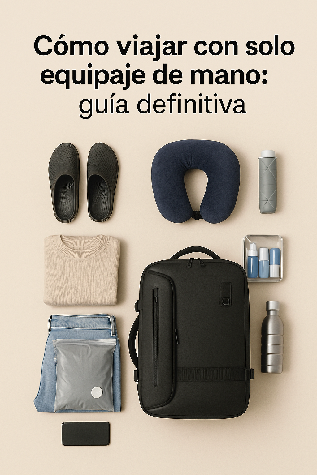 Cómo viajar con solo equipaje de mano: guía definitiva